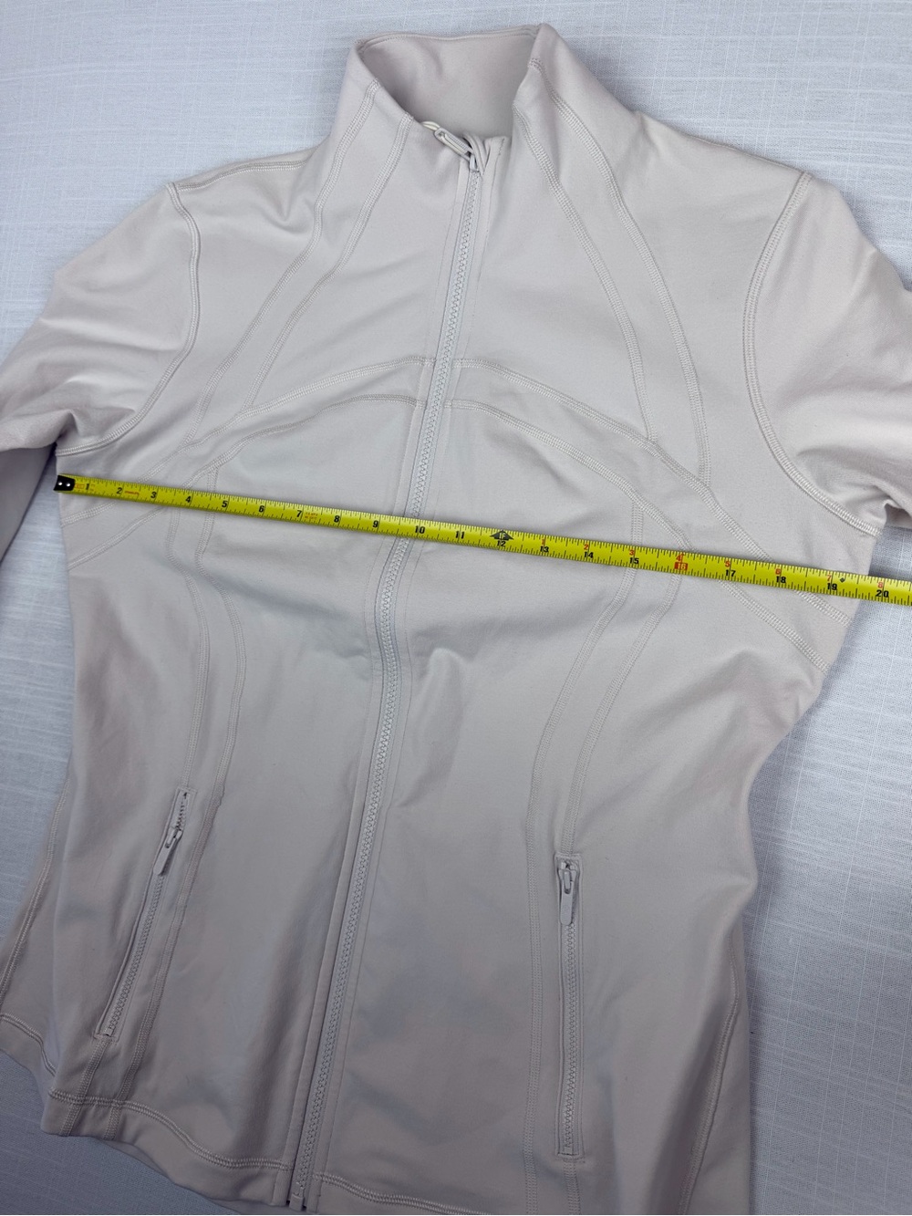 lululemon athletica White Cream Full-Zip Define Jacket - Picture 7 of 12